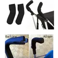 2pcs/Set Black Baby Stroller Armrests Cover Pram Pushchair Carriages Soft Handle Protector Case Grip