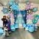 129pcs Elsa Olaf Disney Frozen Princess Balloons Baby Shower Girl Favors Snowman Birthday Party