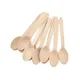 50PCS/PACK 11CM Reusable Wooden Spoon Party Utensils