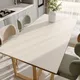 Light Luxury Dining Table Mats PVC Waterproof Oil-proof Heat Insulation Soft Mat Solid Color Desk TV