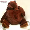 1M Big Simulation Brown Bear Plush Toy Stuffed Animal Giant Mr.Boss Teddy Bear Plush Doll Pillow