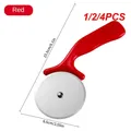1/2/4PCS Stainless Steel Pizza Cutter Professional Pizza Cutter Wheel With Anti-Slip Handle For