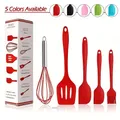 Silicone Kitchenware Cooking Utensils Set Non-stick Cookware Spatula Shovel Egg Beaters Wooden