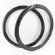 2Pcs 700C Road bike Marbling full carbon Marble fibre bicycle tubular clincher tubeless rims disc