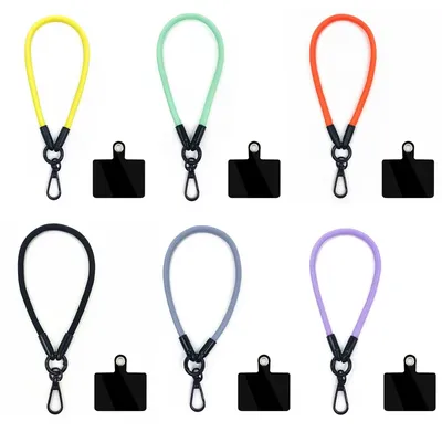 New Cell Phone Case Lanyard Wrist Hand Strap Cord with Card to Hang the Mobile Phone Rope Smartphone