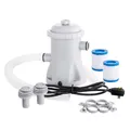 Pool Cleaning Tool GPH Paddling Pool Electric Water Pump with 2 Filter Cartridge Pool Pump Above