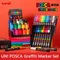 Uni Posca Set completo di pennarelli PC-1M PC-3M PC-5M PC-8K PC-17K 7/8/15 Mix Colores POP Poster