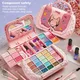 Kids Washable Makeup Girl Toys - Kids Makeup Kit for Girl Real Make Up Set Little Girls Makeup Kit