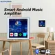 Smart Home Touch Screen 4 Inch WiFi Android 10 System Wall Amplifier Alexa Voice Control Background