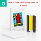 Mijia Photo Printer 1S Color Photo Paper Set of 80/160/240 Pcs High Definition Sublimation 6 Inch