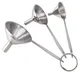 304 Stainless Steel Funnels With Cleaning Brush Set Of 4 Small Funnel Set For Transferring