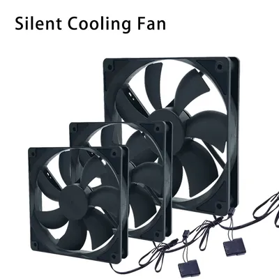80mm 90mm 120mm Quiet Computer Fan Silent PC Fans For Computer PC Case GPU CPU Cooler Radiator Cooling