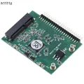 MINI pci-e MSATA SSD 44Pin disco a stato solido a 1.8 pollici 3.3V IDE / 2.5 pollici 5V IDE scheda adattatore mSATA a IDE Converter Riser Board