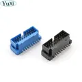 YuXi USB 3.0 19P 19 20 pin USB3.0 20P male connector 90 degree mainboard chassis front seat