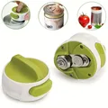 Portable Manual Can Opener Adjustable Anti Slip Kitchen Gadgets Easy Twist Release Open Jar Small