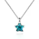 SAIYE S925 Sterling Silver Necklace Star Pendant Crystal Elegant Jewelry Jewelry Gift Holiday Gift