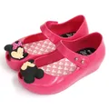 Disney Children Shoes Summer Sweet Princess Bow Beautiful Girl Deodorant Breathable Velcro Red Jelly