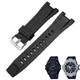 Silicone Watch Strap for Casio G-Shock GST-W120L S130L S310 B100 GST-W100G Men Rubber Wristband