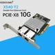 10G Double Port Ethernet Card 10G X540-T2 PCIE-X8 PCIE-X16 Nework Extend Adapter