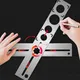 Adjustable Tile Locator To Wall Marking Position Ruler Ceramic Hole Cutter Tile Drill Marble Opener