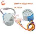 28BYJ-48 DC 5V 12V Stepper Motor 28BYJ-48-12V 28BYJ-48-5V 1/64 4-phase 5 Wires Reduction Gear Motor