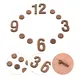 Clock Digital Accessories Numerals Wooden Numbers Hands Replacement Parts DIY Supplies for Hanging