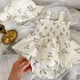 Toddler Baby Girl Bodysuits+Hat Sleeveless Cotton Floral Printing Newborn Baby Girls Jumpsuit Baby