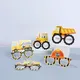 Engineering Vehicles Photo Props Glasses Construction Cars Excavator Eye Masks Birthday Party