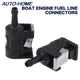 2pcs 6mm Boat Engine Fuel Line Connectors Fuel Hose Line Connector for Yamaha Outboard Motor Engine