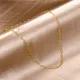 LUXUSTEEL Heart Necklaces Stainless Steel Hollow Out Chain Gold Color Ladies/Girl Fashion Jewelry