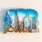 Dubai Souvenir di viaggio Burj Khalifa Magneti per frigorifero Burj Al Adesivi per frigorifero arabo