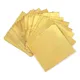 100PCS Golden Aluminum Foil Candy Chocolate Biscuits Wrapping Paper Metal Embossing Gift Craft