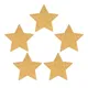 100pcs Sequin Star Bling Shiny Five Pointed Pentagram Star Hard Paper Table Centerpiece Decor for