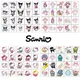 20Pcs/set Sanrio Hello Kitty Tattoo Stickers Kuromi Mymelody Cartoon Tattoo For Kids Birthday Gift