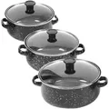 Ceramic Cookware Mini Enamel Pot Saucepan with Handle Non Stick Instant Noodle Cooking Pans Small
