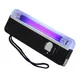 2 in 1 portable UV lamp fake money detector hand-held LED flashlight counterfeit currency detector