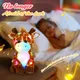 30cm Giraffe Doll Plush Toys Cute Giraffe Throw Pillow LED Luminous Soft Stuffed Toy Animals Gift