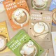 30 Sheets/pack Coffee themed Sticky Notes Cute Notepads Sticky Note Pads Self Stick Memo Pad for