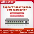 XikeStor 9 Port L2 Managed Switch with 8 2.5G RJ45 Ports & 1 10G SFP+ Slot for VLAN Division Port