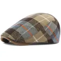 HT4319 Berets Autumn Winter Caps for Men Women Plaid Beret Caps Artist Painter Wool Beret Hat Male