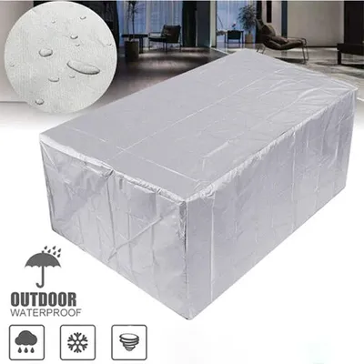 210D Outdoor Furniture Cover Waterproof Terrace Garden Cover Rain And Snow Table Sofa Chair