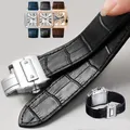 Watch Band For Cartier Santos 100 Men Women High Quality Cowhide Straps Folding Buckle Genuine