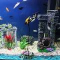 Fish Tank Ornament Treasure Hunter Aquarium Decoration Accessories Diver Action Figure Fish Tank