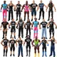 WWE AEW WWE John Cena Steve Austin Dwayne Johnson Roman Reigns Action Figure Wrestling Figure