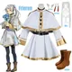 Sousou No Frieren Cosplay Costume Wig Shoes Anime Magician Dress Elf Ear Halloween Party Charistmas