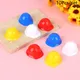 10Pcs Mini Doll Helmet 1:12 Dollhouse Miniature Safety Helmet Model Doll Decor Toy Doll House