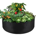 100 Gallon Large Grow Bag Heavy Duty Fabric Round Raised Garden Bed Planter Pots for Planting Herb