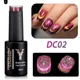 YOKEFELLOW 10ML Colors Cat Eye Gel Nail Polish with Magnet Red Green Blue Pink Holographic Glitter