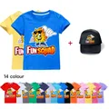 New Summer Fun Squad Gaming T Shirt Children Kawaii Cartoon 3D T-shirt For Boys Girls Kids Clothing