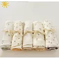 Muslin Baby Blankets Newborn Swaddle Wrap Cotton Gauze Floral Soft Toddler Infant Bath Towel Baby